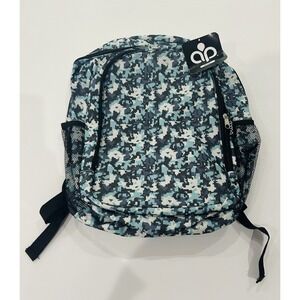Backpack, 18" B WAP, Travel, Hiking, Gym, School , NEW - Blue Pixel Camouflage
